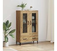 vidaXL Highboard Artisan Oak 70 x 31 x 115 cm Engineered Wood and Iron