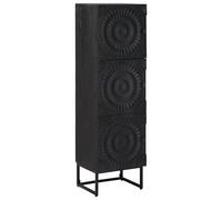 vidaXL Highboard Black 35 x 30 x 120 cm, Living Room, Modern Highboard, Handmade