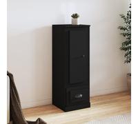 Vidaxl Highboard Black 36X35.5X103.5 Cm Engineered Wood, Black