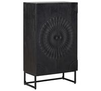 vidaXL Highboard Black 55 x 30 x 95 cm