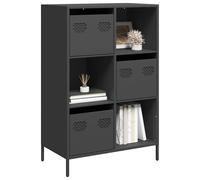vidaXL Highboard Black 68x39x103.5 cm Steel