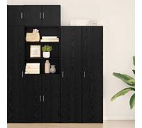 VidaXL Highboard Black Oak 40 X 42.5 X 185 Cm