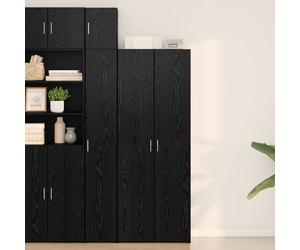 VidaXL Highboard Black Oak 70 X 42.5 X 185 Cm
