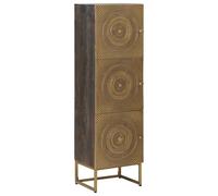 vidaXL Highboard Brass 35 x 30 x 120 cm
