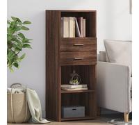 vidaXL Highboard Brown Oak 45x42.5x124 cm Engineered Wood