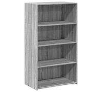 vidaXL Highboard Grey Sonoma 70x41x124 cm Engineered Wood