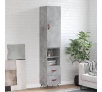 Highboard Sideboard Tall Storage Cabinet Side Cabinet Engineered Wood vidaXL
