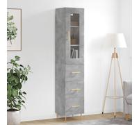 Highboard Sideboard Tall Storage Cabinet Side Cabinet Engineered Wood vidaXL