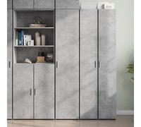 vidaXL Highboard Concrete Grey 40x42.5x185 cm Engineered Wood