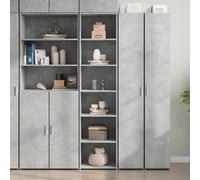 Vidaxl Highboard Concrete Grey 45X41X185 Cm Engineered Wood