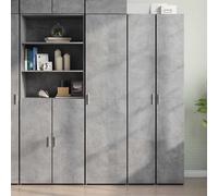 vidaXL Highboard Concrete Grey 45x42.5x185 cm Engineered Wood