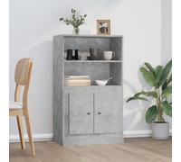vidaXL Highboard Concrete Grey 60x35.5x103.5 cm Engineered Wood