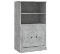 vidaXL Highboard Concrete Grey 60x35.5x103.5 cm Engineered Wood NEW