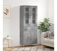 Highboard Sideboard Tall Storage Cabinet Side Cabinet Engineered Wood vidaXL