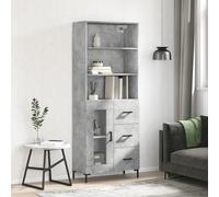 Highboard Sideboard Storage Cabinet Home Side Cabinet Engineered Wood vidaXL