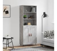 Highboard Sideboard Storage Cabinet Cupboard Cabinet Engineered Wood vidaXL