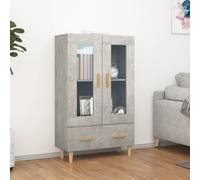 (Concrete grey) vidaXL Highboard Engineered Wood Cupboard Storage Side Cabinet Multi Colours