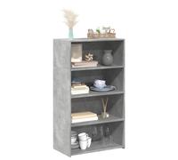 vidaXL Highboard Concrete Grey 70x41x124 cm Engineered Wood