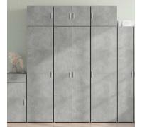 vidaXL Highboard Concrete Grey 70x42.5x185 cm Engineered Wood