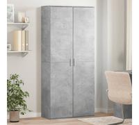 Vidaxl Highboard Concrete Grey 80X35X180 Cm Engineered Wood