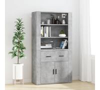 Vidaxl Highboard Concrete Grey Engineered Wood