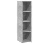 vidaXL Highboard Concrete Grey - Engineered Wood Storage Cabinet 30 x 41 x 124 cm - Modern Design, Ideal for Living Room