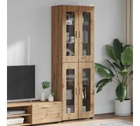 vidaXL Highboard FLORIN Artisan Oak 60 x 35 x 182 cm Engineered Wood
