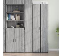 vidaXL Highboard Grey Sonoma 30x42.5x185 cm Engineered Wood