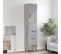 Highboard Sideboard Tall Storage Cabinet Side Cabinet Engineered Wood vidaXL