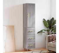 Highboard Sideboard Tall Storage Cabinet Side Cabinet Engineered Wood vidaXL