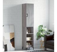 vidaXL Highboard Sideboard Cupboard Side Cabinet Grey Sonoma Engineered Wood