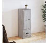 vidaXL Highboard Grey Sonoma 36x35.5x103.5 cm Engineered Wood