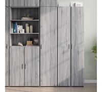 vidaXL Highboard Grey Sonoma 40x42.5x185 cm Engineered Wood