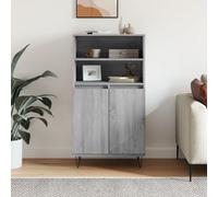 vidaXL Highboard Grey Sonoma 60x36x110 cm Engineered Wood