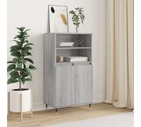 Highboard Sideboard Tall Storage Cabinet Side Cabinet Engineered Wood vidaXL