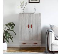 vidaXL Highboard Grey Sonoma 69.5x31x115 cm Engineered Wood