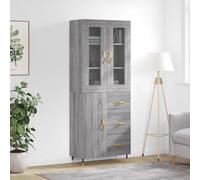 Highboard Sideboard Tall Storage Cabinet Side Cabinet Engineered Wood vidaXL