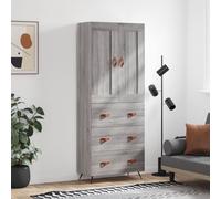 Highboard Sideboard Tall Storage Cabinet Side Cabinet Engineered Wood vidaXL