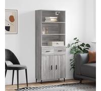 Highboard Sideboard Storage Cabinet Home Side Cabinet Engineered Wood vidaXL