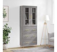 Highboard Sideboard Tall Storage Cabinet Side Cabinet Engineered Wood vidaXL