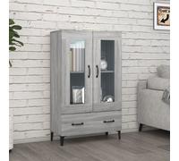 vidaXL Highboard Grey Sonoma 70x31x115 cm Engineered Wood