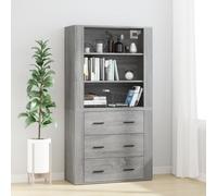 Highboard Engineered Wood Sideboard Storage Cupboard Multi Colours vidaXL