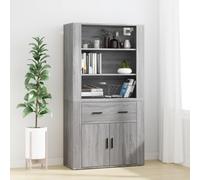 Vidaxl Highboard Grey Sonoma Engineered Wood, Grey