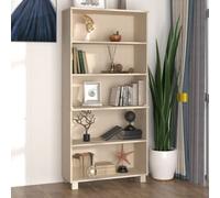 vidaXL Highboard HAMAR Solid Wood Pine Honey Brown UK NEW