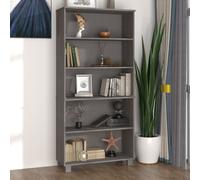 (light grey) vidaXL Highboard Solid Wood Pine Wooden Storage Shelf Sideboard Multi Colours