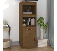 vidaXL Highboard Honey Brown 34x40x108,5 cm Solid Wood Pine