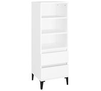 Vidaxl Highboard White 40X36X110 Cm Engineered Wood