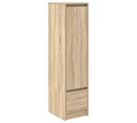 vidaXL Highboard - Modern Sonoma Oak Storage Cabinet/Engineered Wood/Living Room & Lounge Cupboard - 29.5x34x119.5 cm