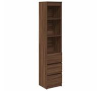 vidaXL Highboard/Oak Side Cabinet - Engineered Wood - 180cm Height for Living Room/Kitchen/Office