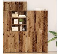VidaXL Highboard Old Wood 30 X 42.5 X 185 Cm